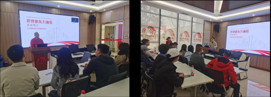 化凤凰联盟入口工学院学生党支部赴东方雨虹咸阳工厂开展就业育人活动(图1)